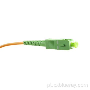 Cordão simples de fibra óptica de modo único